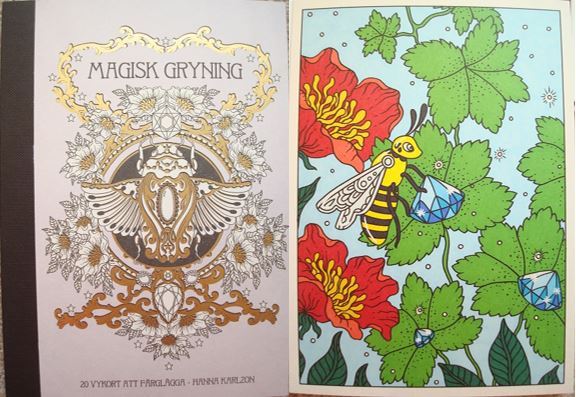 Magisk Gryning Book & Postcards by Hanna Karlzon - Colour with Claire