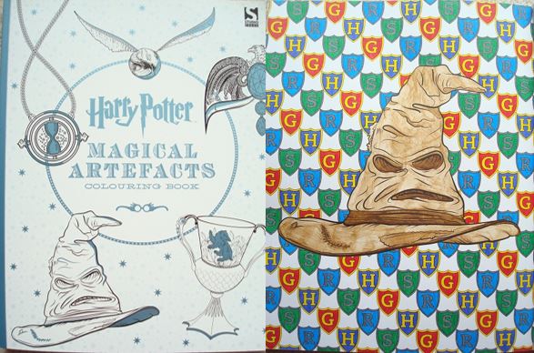 Lot of 2 Harry Potter Coloring Books Coloring book & Magical Creatures