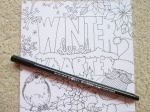 Winterkleurkaarten by Julia Woning - Check out my review, photos and video flick through